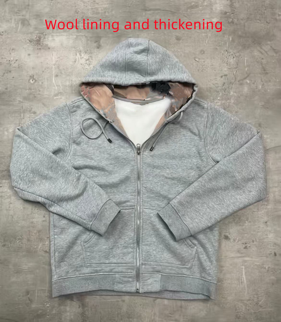 Men's hoodies, men's jackets, women's autumn and winter hoodies, loose cotton tops for couples, high-quality plus size plush embroidered thick jackets