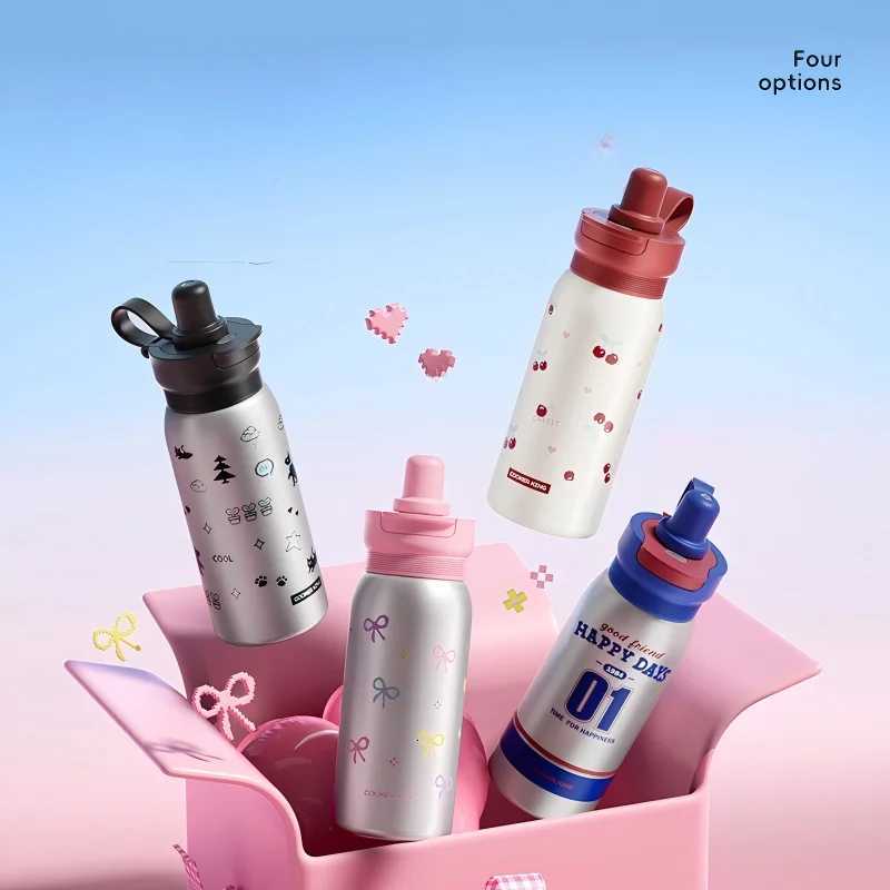 Fashionable cup Thermal Cup for Kids - Portable Straw for School Students 2025 New Model with Sleek Design Y251110