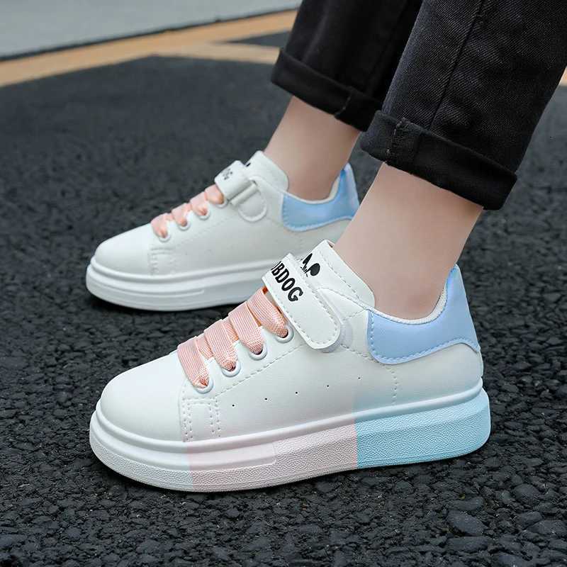 Luxury Children Shoes Girls Sneaker Design Autumn Leather Colorful Kids Daily Sneaker Platform Walking Sports Girls Casual ShoesT251110