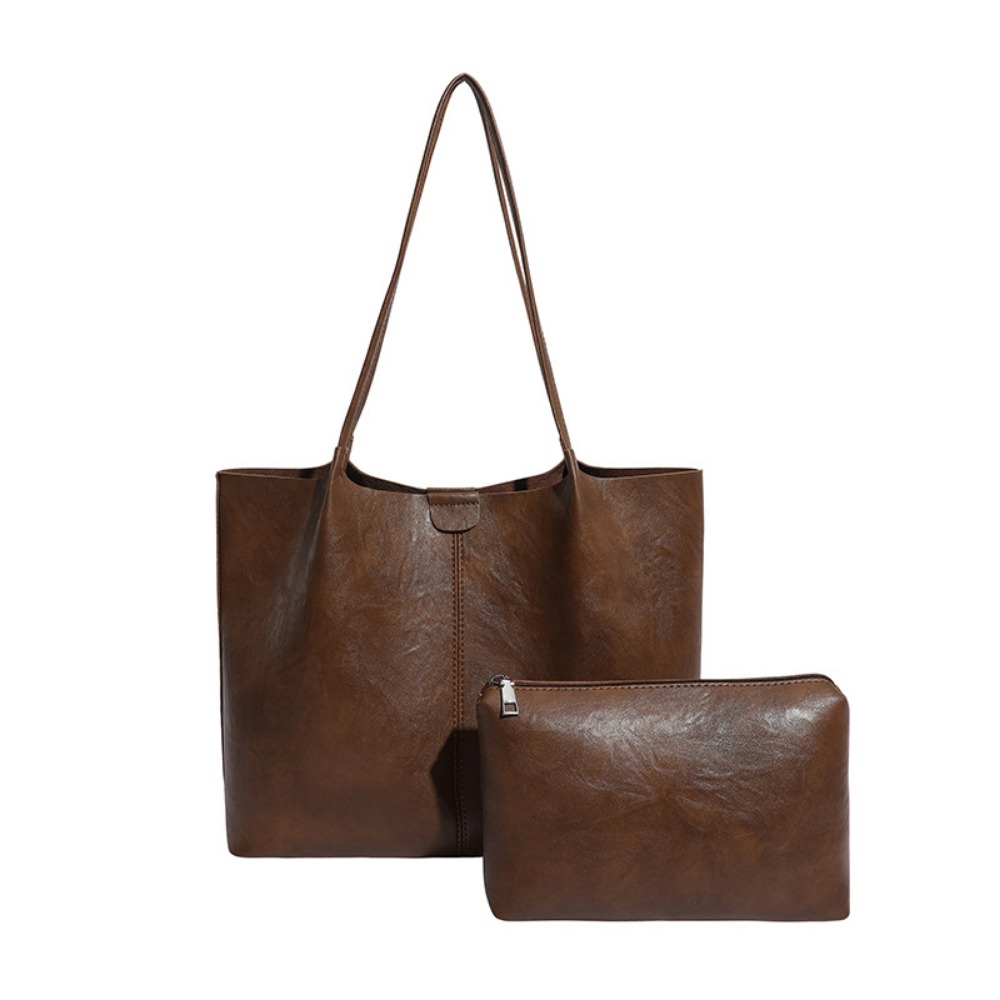 Womens Casual High-end Commuter Tote - Stylish Autumn Single Shoulder Bag