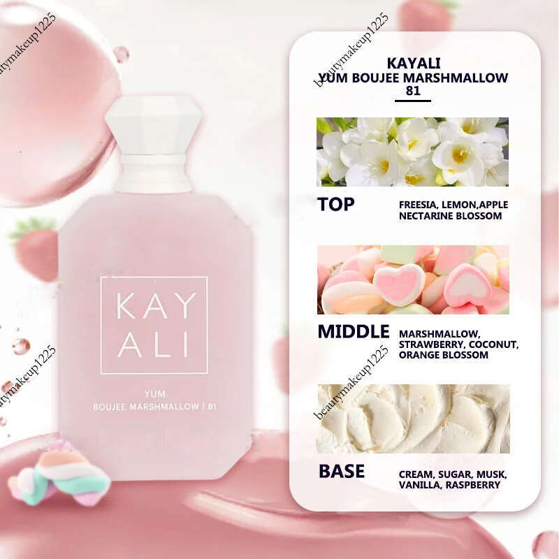 KAYALI 28 100ML 81 Kayali Marshmallow Eau de Parfum For Unisex Original Arabic Perfume Brand Perfumes