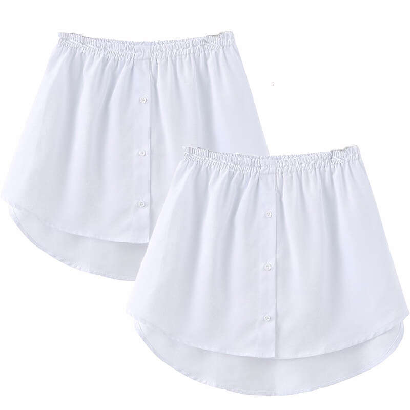 New Style Butt-Covering Curtain Stripe Short Inner Layer Stacked Wear Base Sweatshirt Magic Fake Hem Waist-Cinching Half Skirt Fashionable