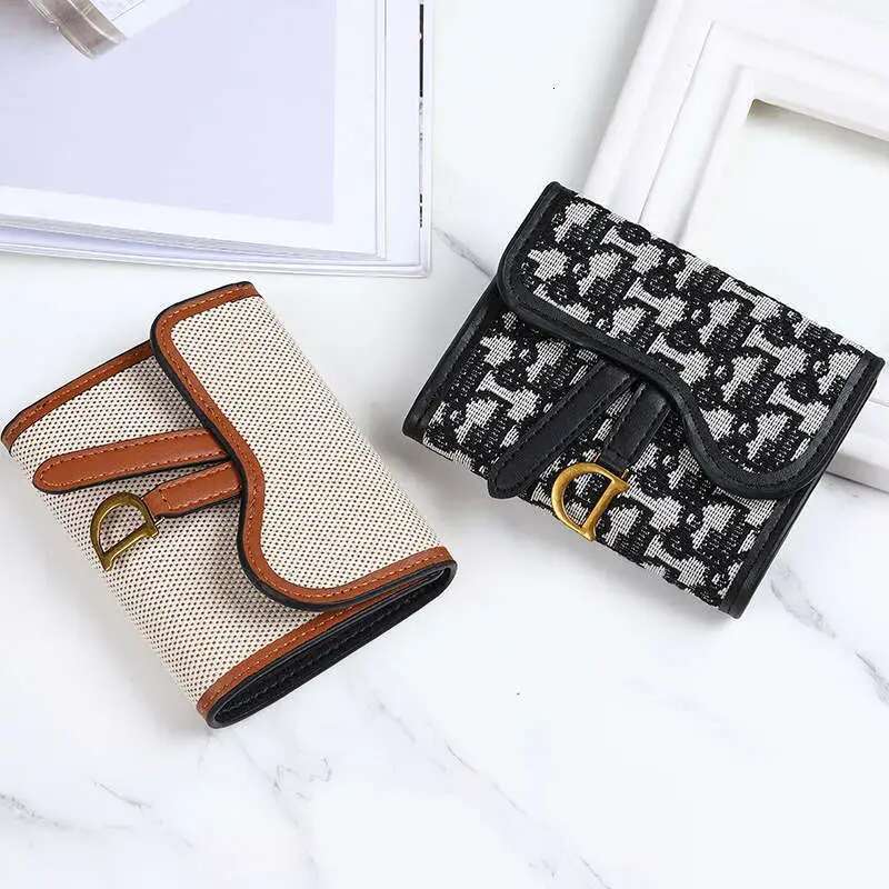Wallet Women's Long, Large Capacity D Buckle, Card, Multi function, Three Fold Handbag dh5367226
