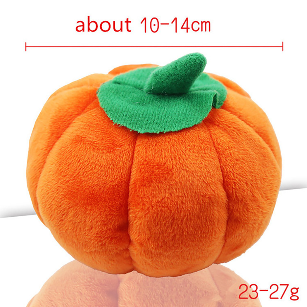 Update Animals Cartoon Dog Toys Stuffed Squeaking Pet Toy Cute Plush Puzzle For Dogs Cat Chew Squeaker Squeaky Pumpkin