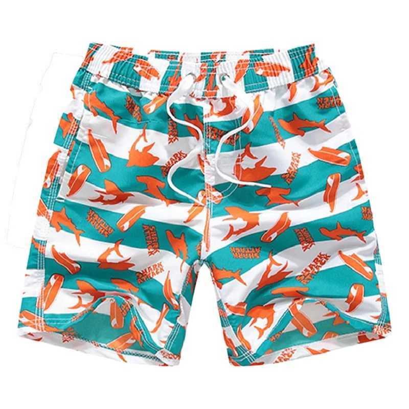 3-15Y Summer Boys Shorts Beach Swimming Shorts Quick drying Baby Boys Shorts Childrens Clothing Pants Swimsuit Luggage Size Up Z250410