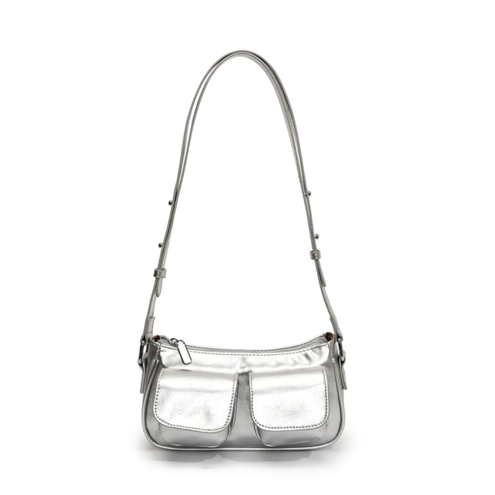 Chic Unisex Travel Companion: Durable Padded Strap underarm bag with multiple compartments for everyday use.