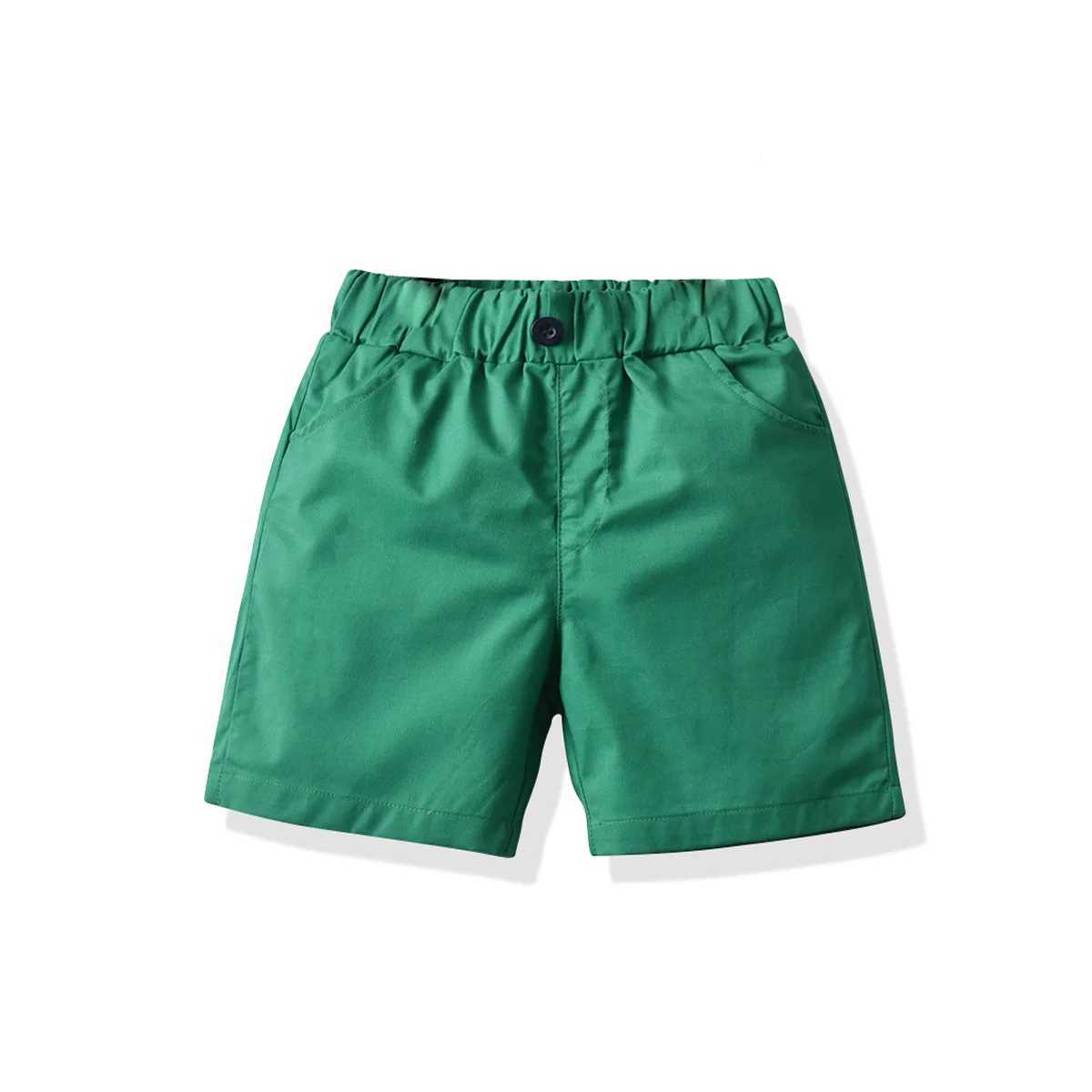 Boys shorts 2022 childrens summer pants 1-8 years old childrens Trouser solid color childrens clothing girl set pants school clothing Z250410