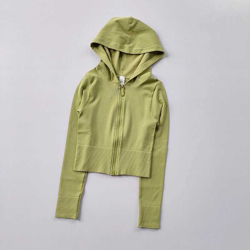 Hood Zipper Tight Sports Jacket Womens Ultra Thin Quick Training Fitness Long Sleeve Clothing Autumn/Winter Yoga Jacket TopXJ250410