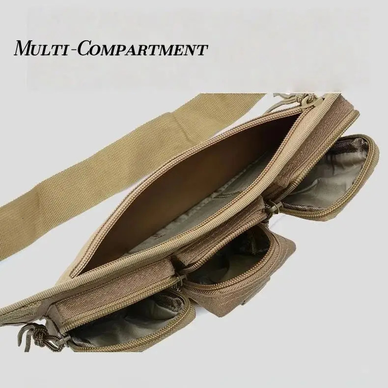 Outdoor Cycling Chest Bag Wallet Men Construction Site Phone Pouch Multifunctional Waist Tactical Camo Oxford Waterproof 251110