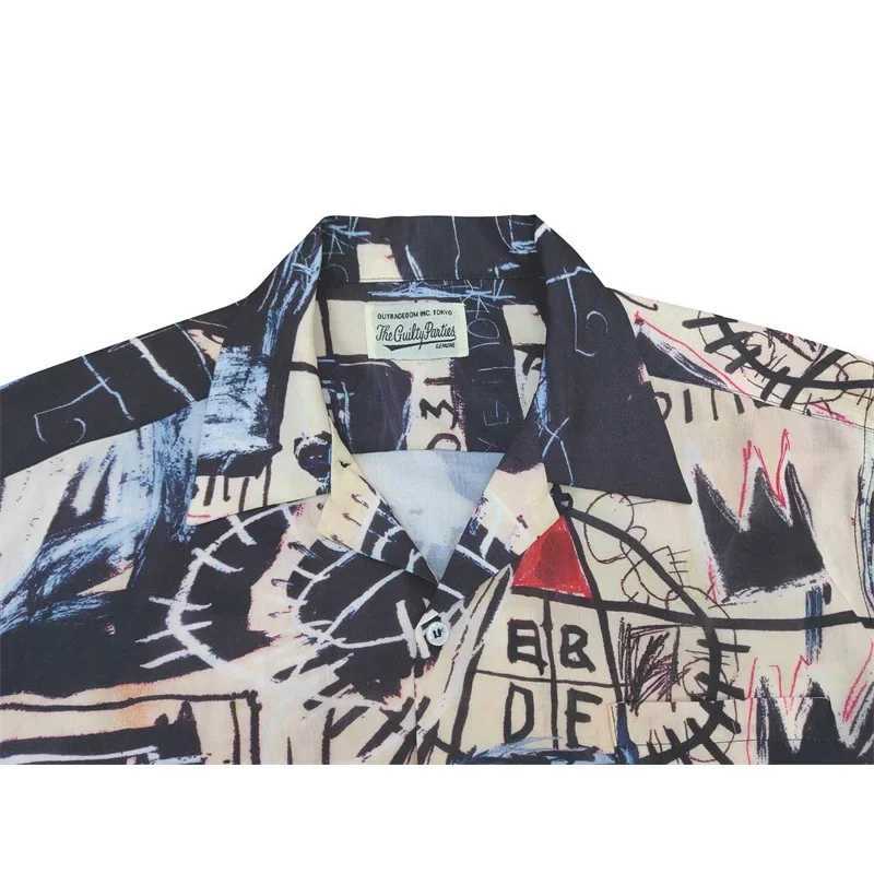 WACKO MAR Hawaiian Shirt Mens and Womens Casual Fashion Best Quality Breathable Loose Short Sleeve Top T-shirt X250410