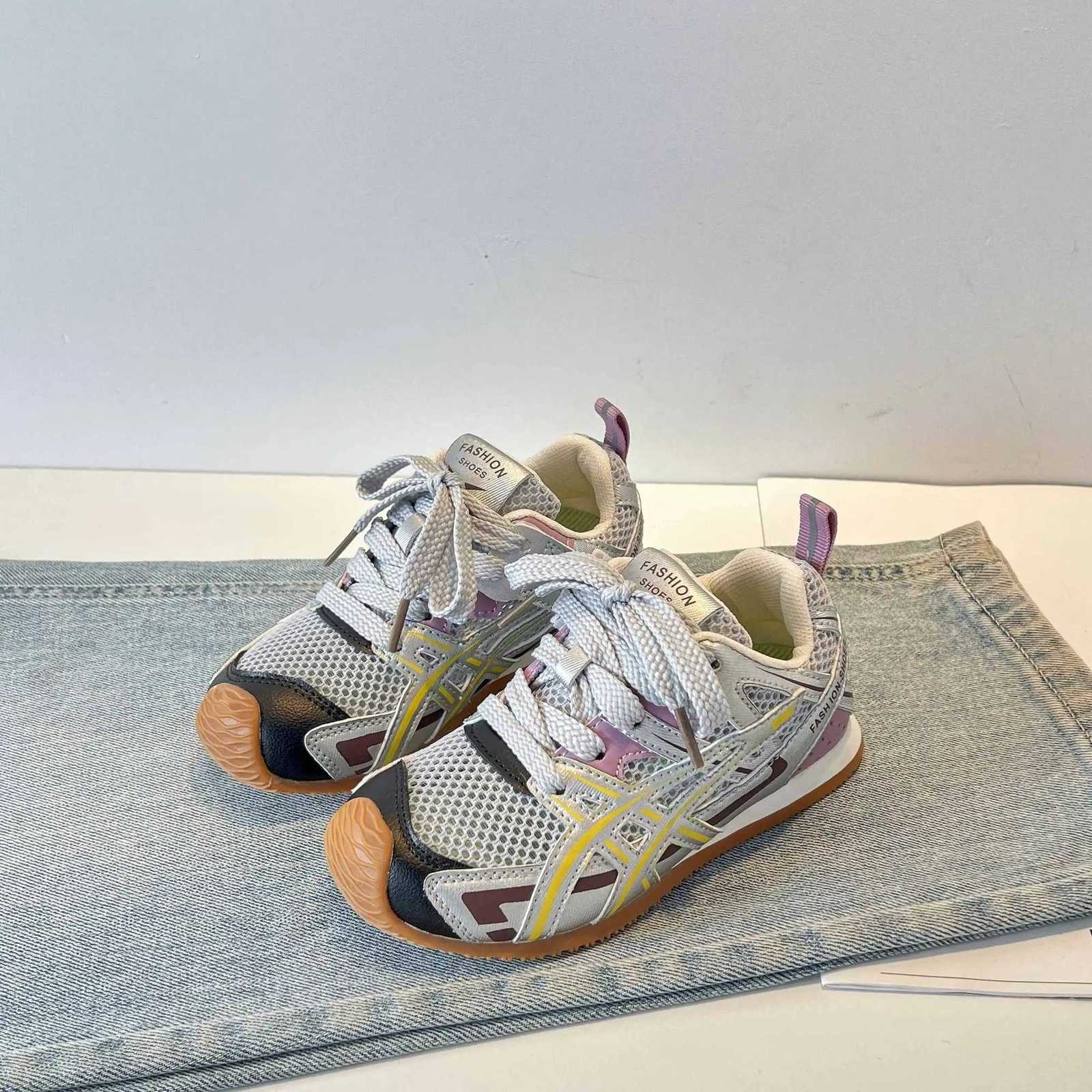 2025 Spring Toddler Kid Breathable Orbit Metallic Rubber Mesh Sneaker Children Casual Fashion Shoe Boy Girl Sports Walking ShoesT251110