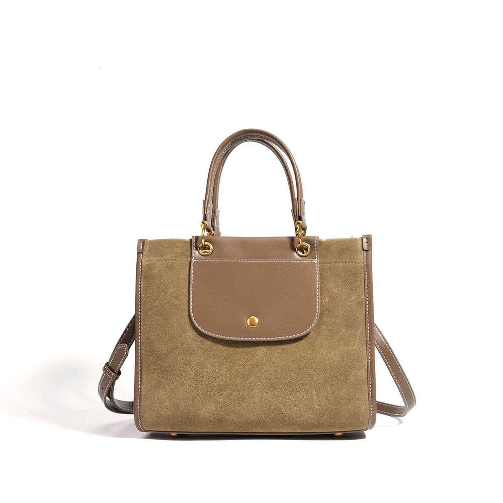 Korean Niche Design Women's Tote Commuter Briefcase Top Handle Single Shoulder Crossbody Bag For Work Stylish Handbag Suotong1110