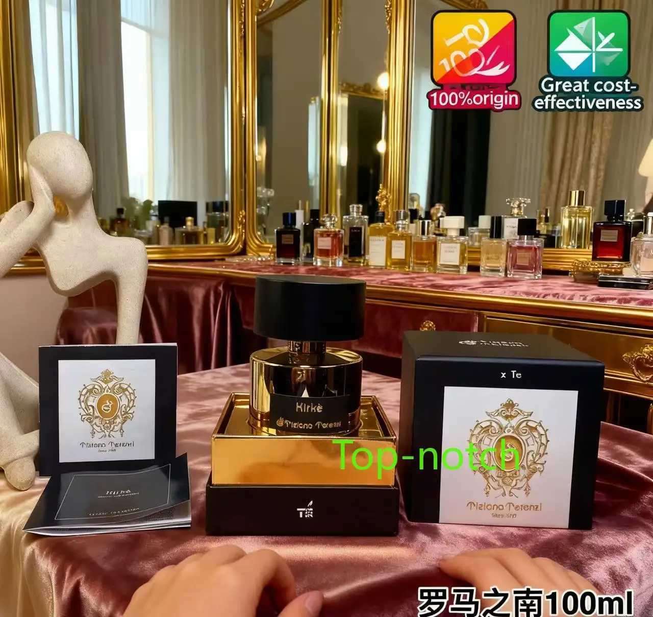 Hot Luxury Arabian Oud Perfume Kirke 100ml - Premium Unisex Scent with Flirting Pheromones Long Lasting Rich Dubai Aroma X251110