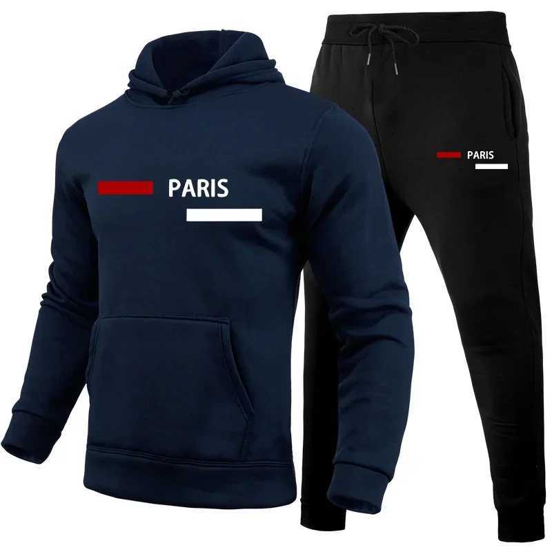 Fashion Mens Tracksuit Casual Print Sweatshirts Streetwear Outdoors Sports Jogging Mens Clothing 2025 Single Piece Hoodies Pants W251110