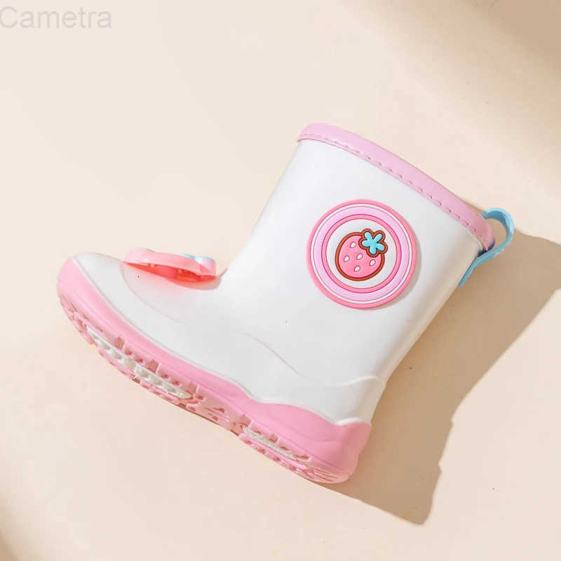 Sanrio Kids Girl Boy Rain Boots Waterproof Rainboots Childrens Shoes Rubber Boots Kids Baby Cartoon Water Shoes Boots H251110