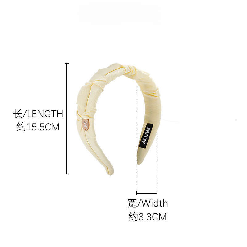 Simple Solid Color Classic Sweet Bow Hairband for Women 2025 New Korean Style Spring Elegant Versatile Hair Accessory Headband