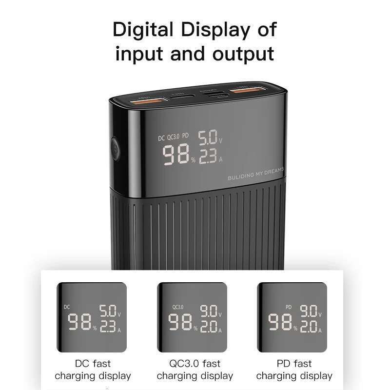 Power Bank 20000mAh QC PD 3.0 PoverBank Fast Charging PowerBank 20000 mAh USB External Battery Charger