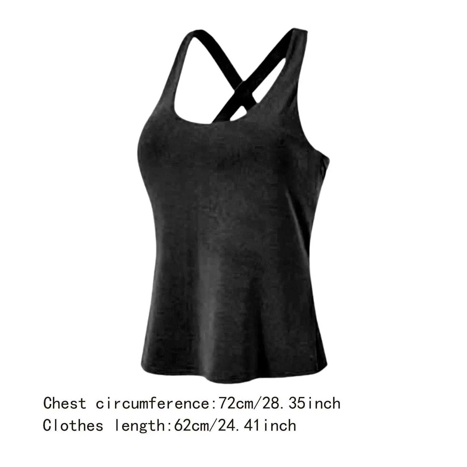 Womens Sports Yoga Tank Top Training Pilates Trend Gym Training Sports TankXJ250410