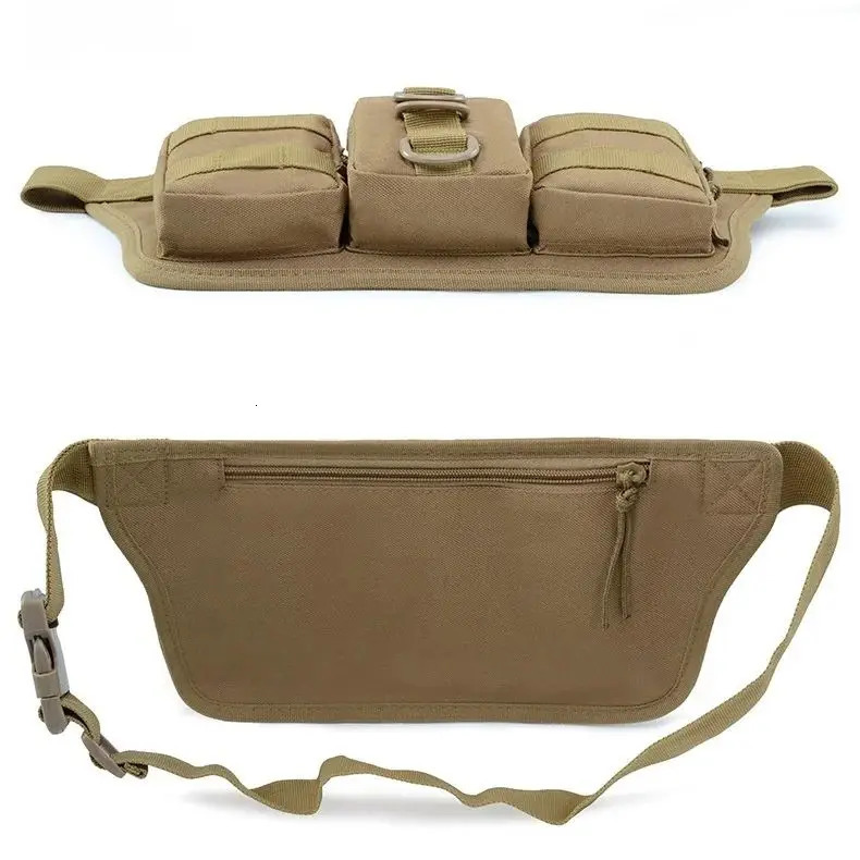 Outdoor Cycling Chest Bag Wallet Men Construction Site Phone Pouch Multifunctional Waist Tactical Camo Oxford Waterproof 251110