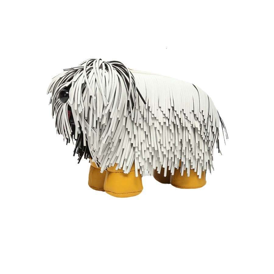 Personalized Creative Animal for Women New Fashion Tassel Puppy Design Sense Collie Crossbody Small Bag