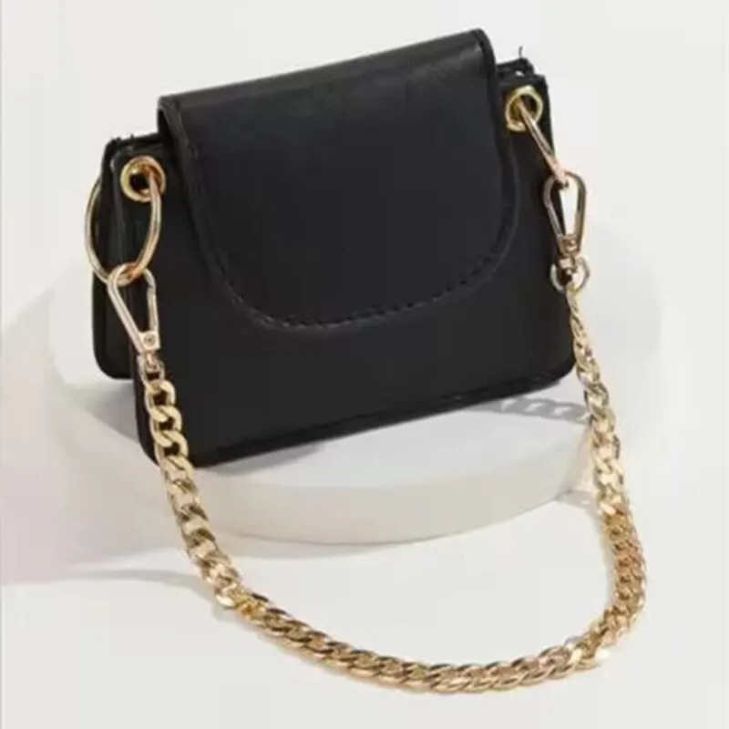 55cm Versatile Aluminum Chain Color Retaining Gold Diy Handmade Metal Wrap Chain Underarm Shoulder Strap Replacement Strap 251110