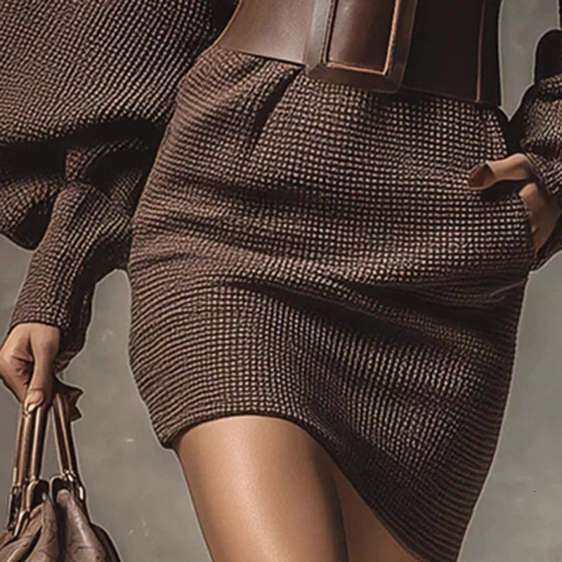 Fall Winter Solid Color Knit Sweater Dress Woman Sexy Slash Neck Sashes Slim Mini Retro Batwing Long Sleeve Pullover 251110