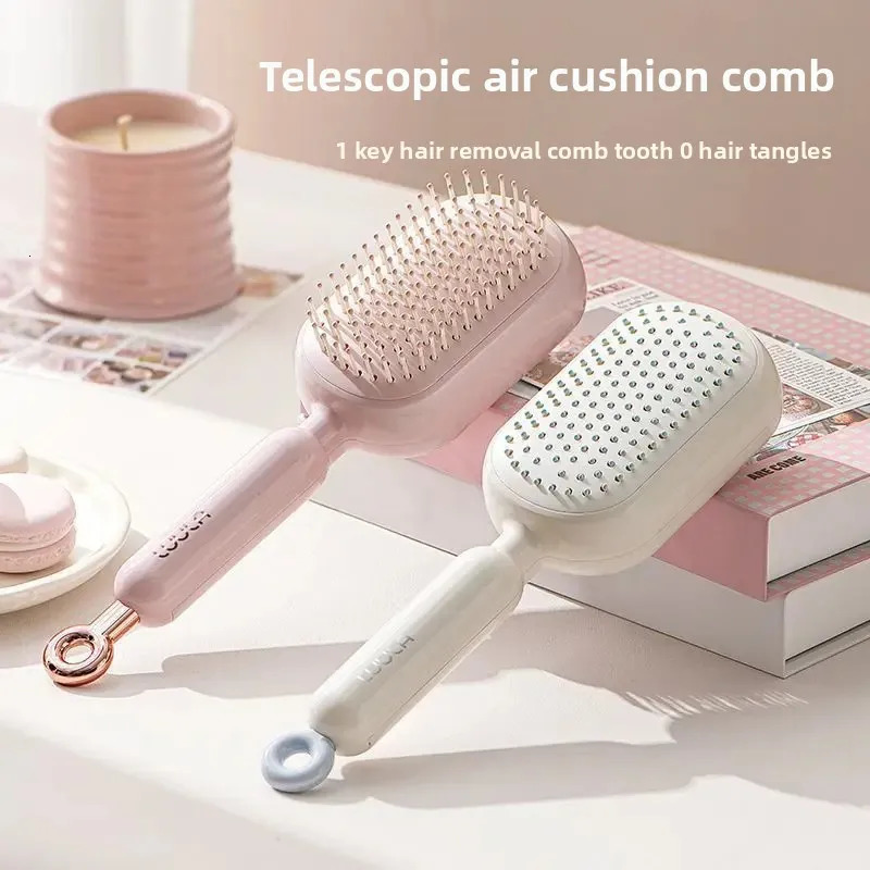 Portable Automatic Massage Comb Anti-Static Air Cushion Comb Easy to Clean Fluffy Professional Salon Hairdressing Comb 251107