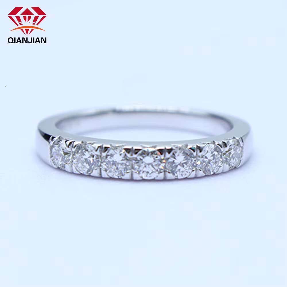 Luxury Real 18K Gold Engagement and Wedding Solitaire Ring VVS Moissanite Diamond for Women Princess GRA Diamond Wedding Ring