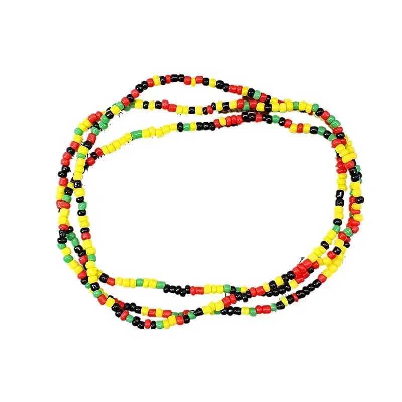 New hot selling beige waist chain mixed and matched beach bikini belly waist bead chain in Europe X250410
