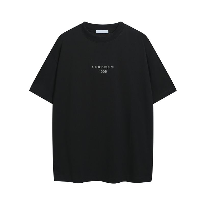 2025 Mini Logo Silver Sparkle Print Short-Sleeve T-Shirt for Men Women Premium Quality