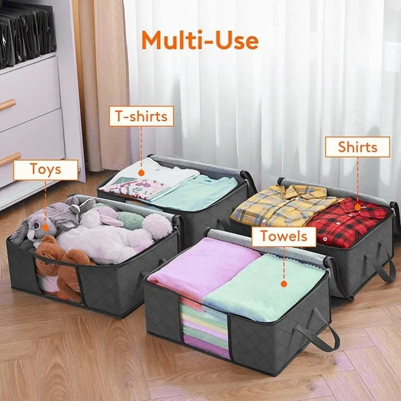 Wardrobe organizer clothes Blanket Storage Closet Laundry Organizers and Storages Clothes Bag Foldable 251110
