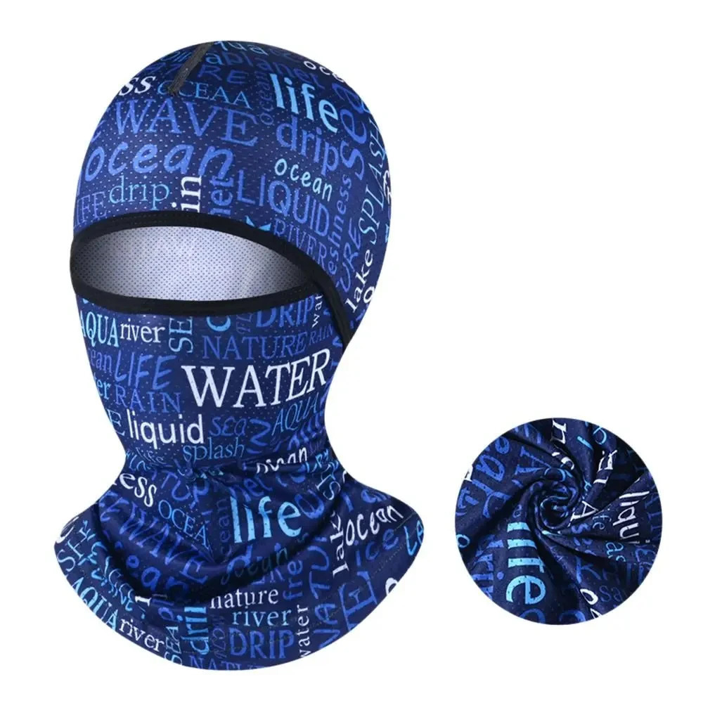 Summer Cool Balaclava Ice Silk Bicycle Full Face Hat Sunscreen and UV Protection Sports Face Cover Headwear Motorcycle Mens Hat 250408