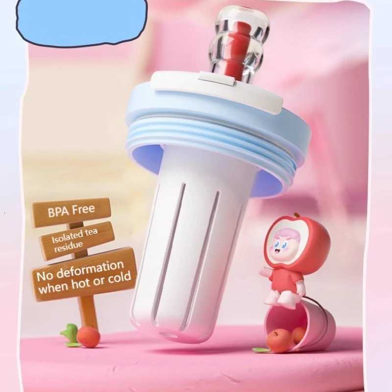 Fashionable cup Bablov 800/1250ml Vacuum Flasks Ceramic li Thermos Cup with Straw handle Large Capacity Camping Brage Cup Tea Cup Y251110