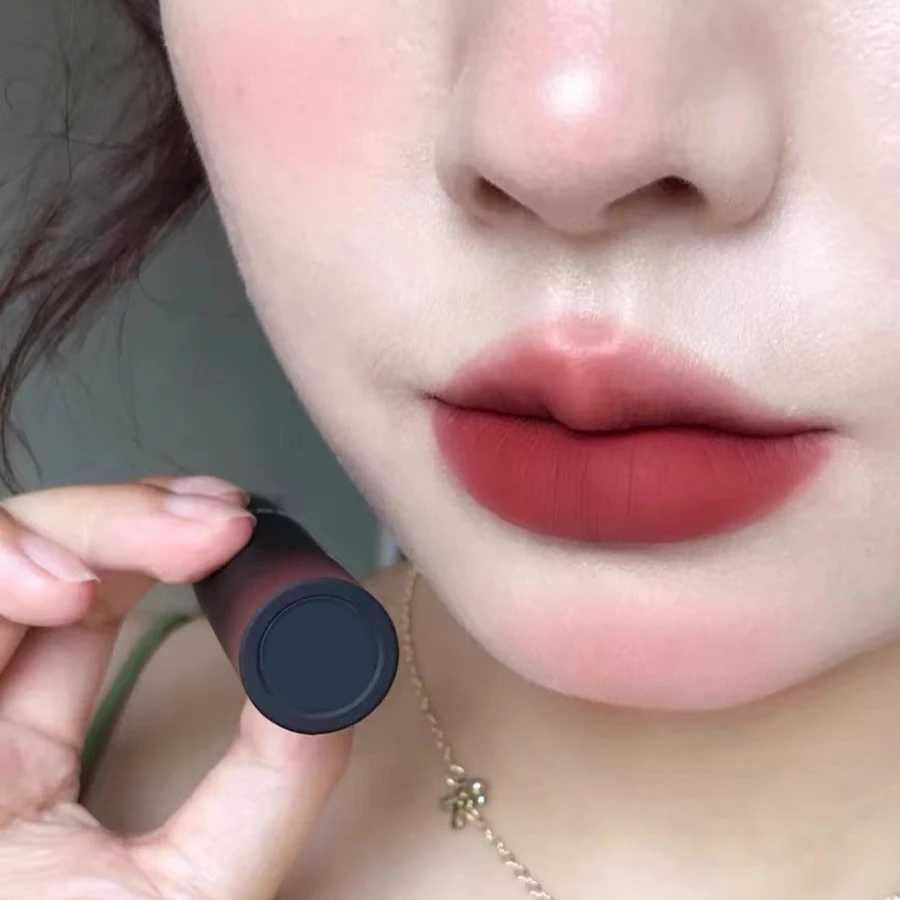 Cappuvini Retro Red Brown Lipstick Mousse Matte Lip Mud Velvet Lip Glaze Non-Stick Cup Lipgloss Makeup Lip Tint Beauty CosmeticsT251110