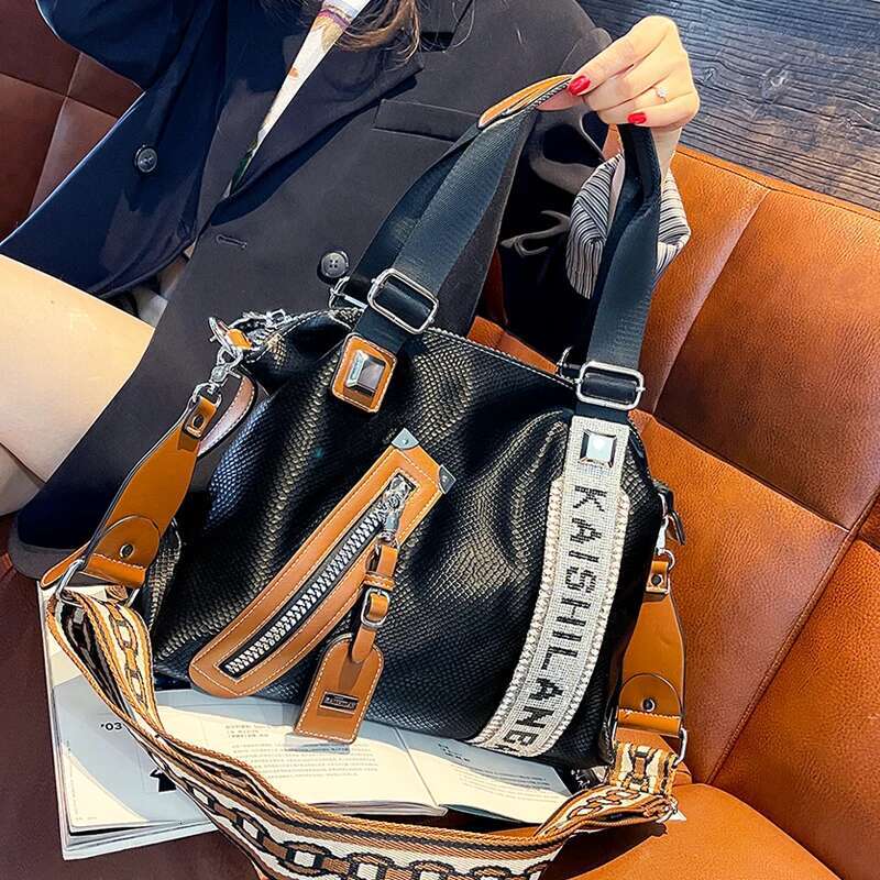Large Capacity Tote Bag Top Handle Handbag Fashion Messenger Sac A Main Female Hobos Shoulder Shopper Bags