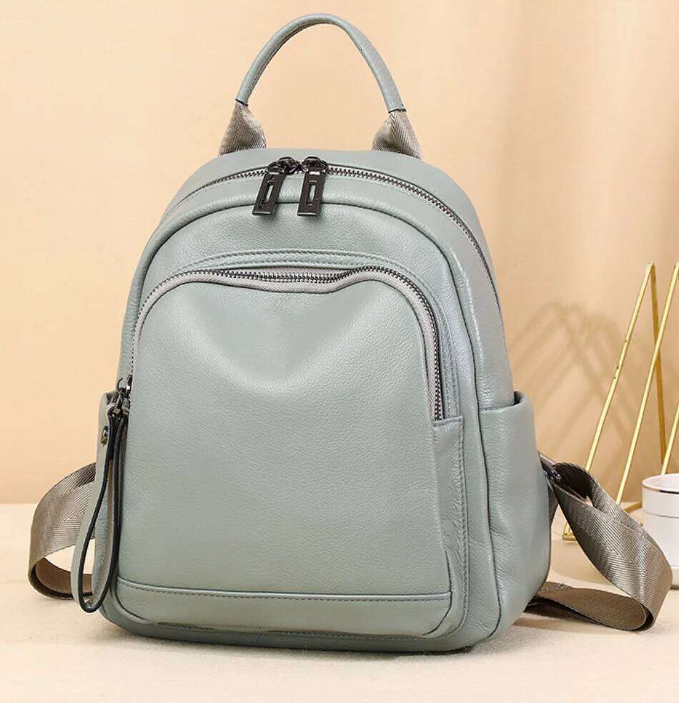 New Designer Women Fashion Luxurious Leather Duffel Bag Large-Capacity Commuter Backpack Shopping Shoulder Vintage Bag St251110