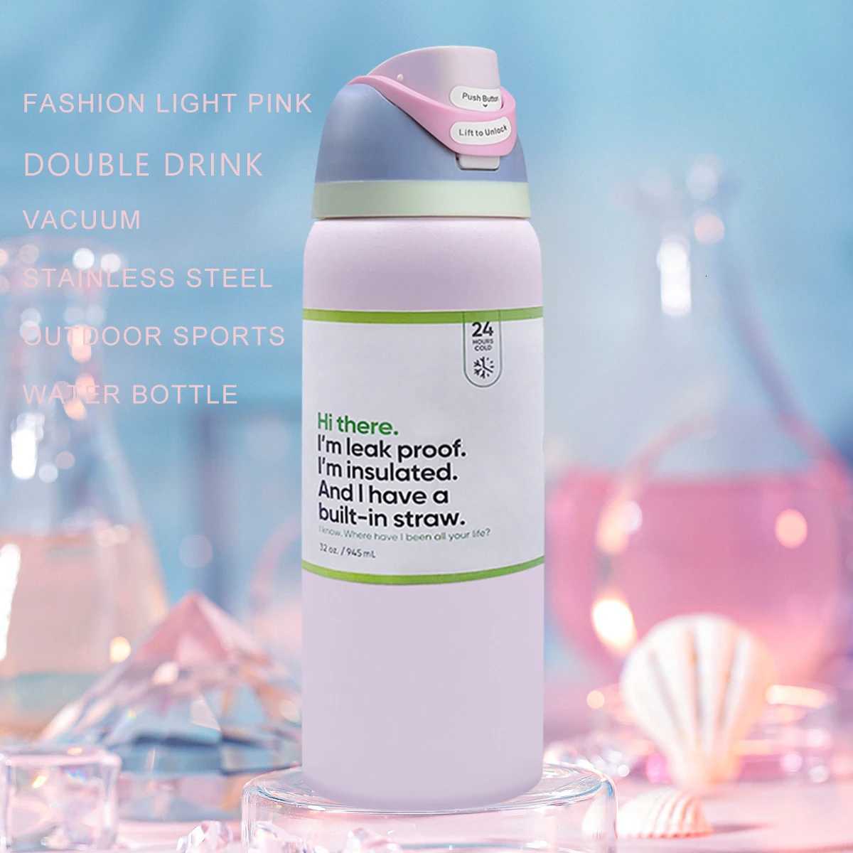 Fashionable cup Owalaa Water bottle 32oz945MLwith strawSipheat preservation time more than 24 hourscold and hot water can be Y251110