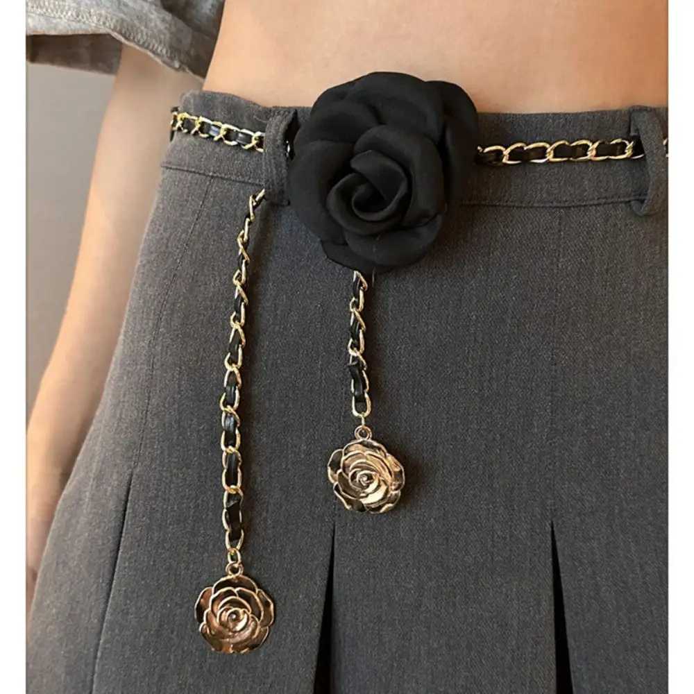 1 piece of Lia waist chain accessory used for Wens fashion flower chain belt decoration dress chain X250410