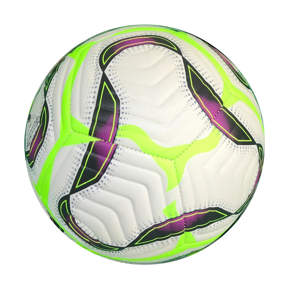 Top Quality White Size 5 Soccer Balls PU Material Standard Outdoor Official Match Game Training Footballs 250409