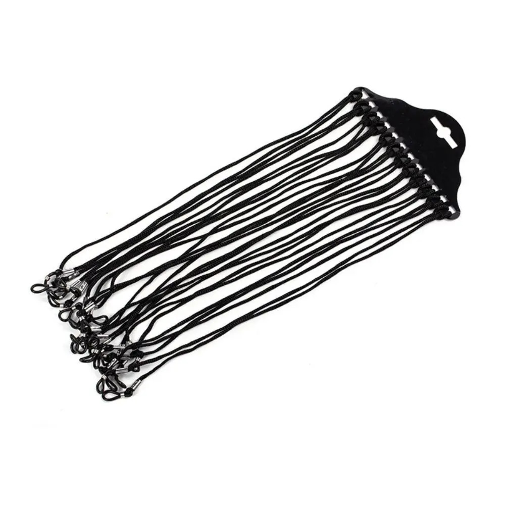 12 piecesset of colorful glass chains fashionable nylon anti slip tie rope to prevent loss 250410