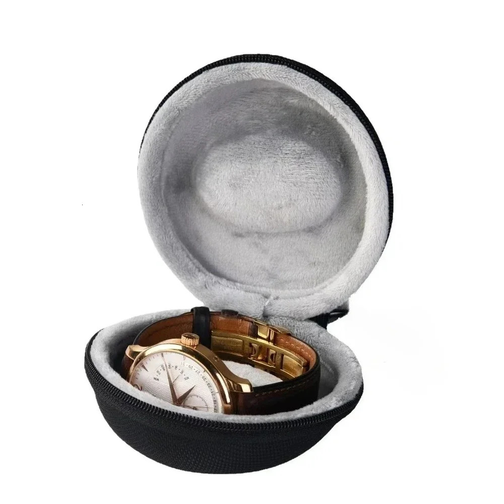 1Pc Travel Case Portable Storage Box For Single Watch Shock And Impact-resistant For Wristwatches Smart Watches 251110
