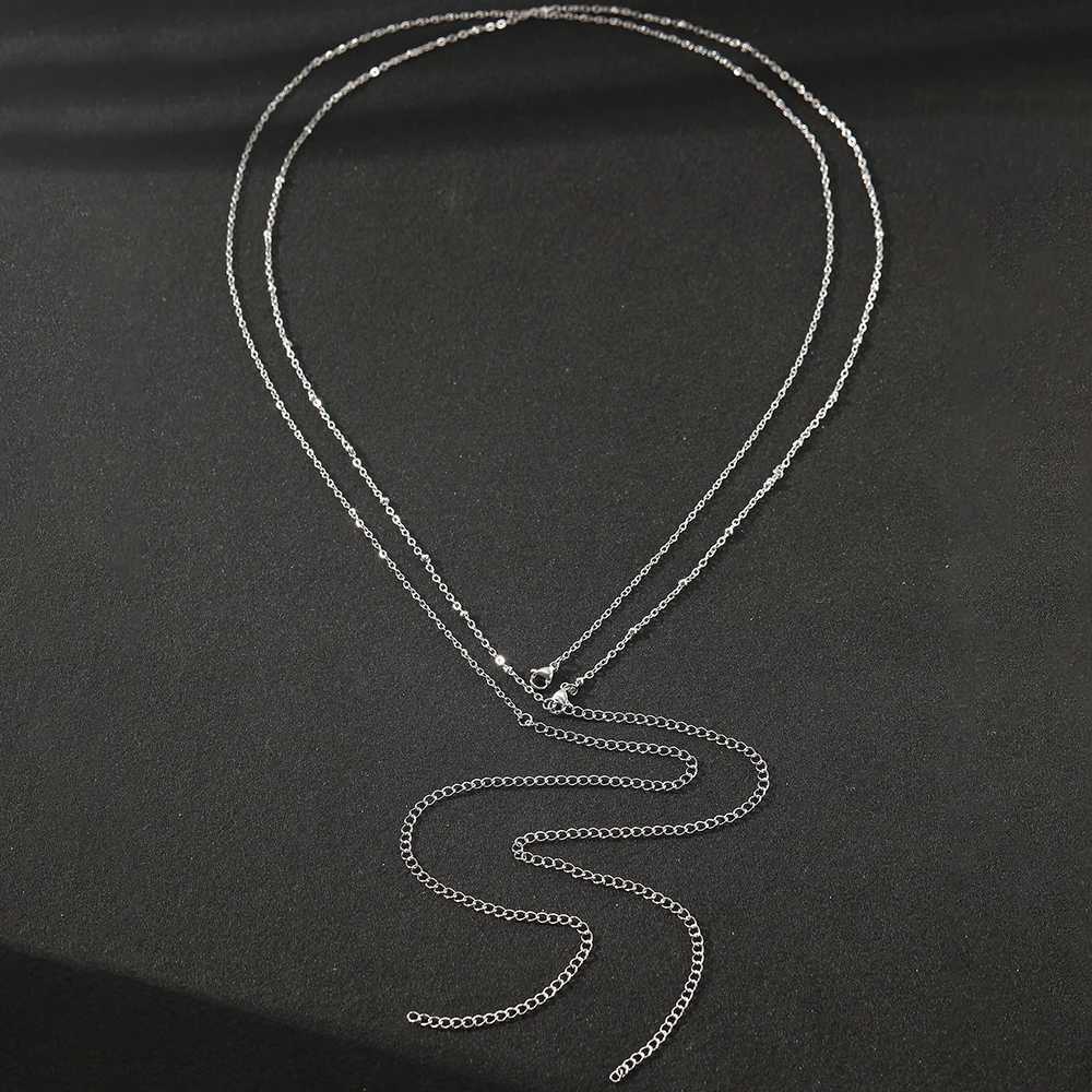 Stainless steel Waists chain fashion minimalism new design Waists chain Exquisite layered chain Waists chain Wen Jewelry X250410