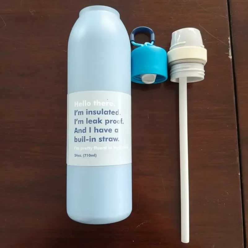 Fashionable cup 18/24oz Stainless Steel Insated Bottle aron Color Series Large Capacity Sports Kettle Outdoor Portable Vacuum Flask Bottle Y251110