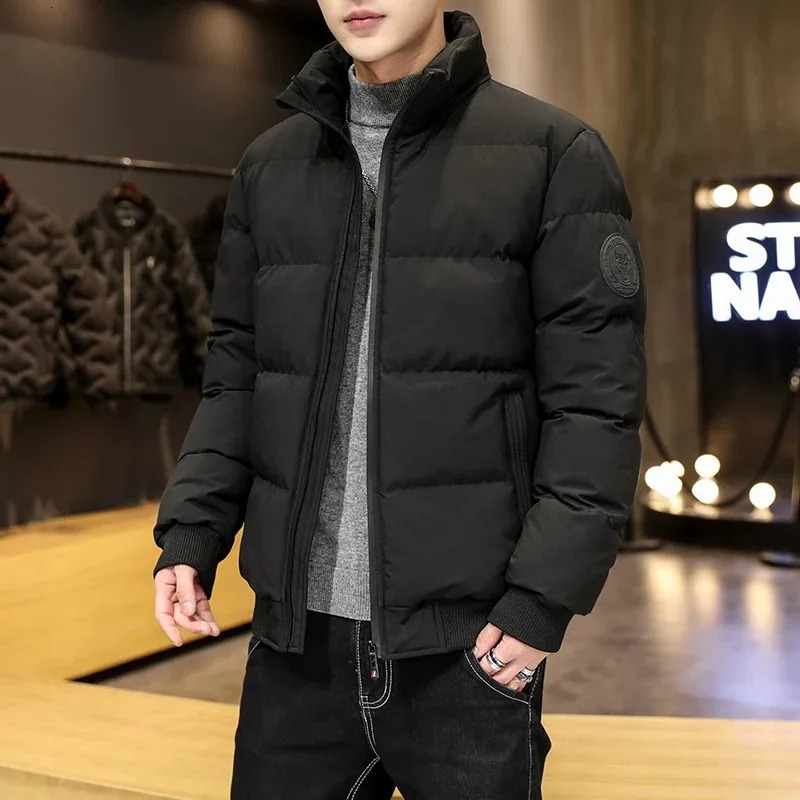Winter Man Jackets Cotton-padded Parkas Puffer Jacket Men Warm Coats Thick Casual Outwear Streetwear Mens Clothing 251105