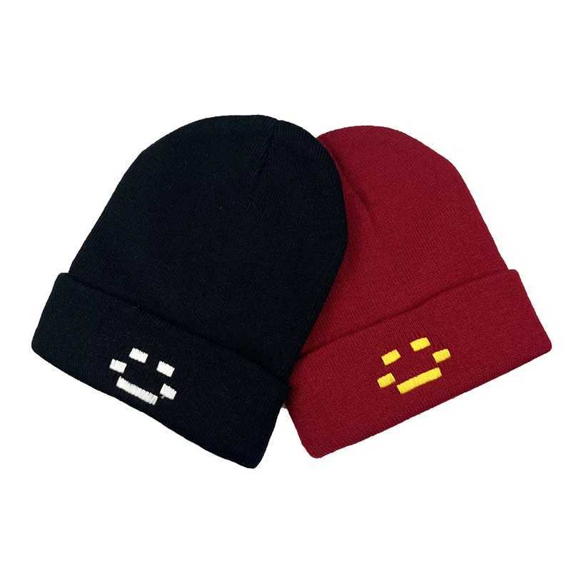 Autumn Winter Women Men Embroidery Knitted Hat Quackity Warm Beanies Hats It Makes You Look CoolXJ251110