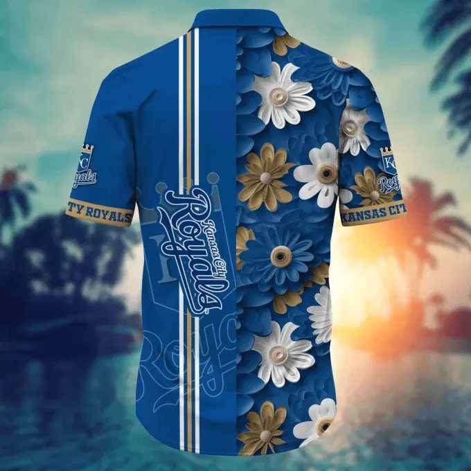 Kansas City Hawaiian Flower Printed Mens Short sleeved Beach Shirt Womens Shirt Collar Shirt X250410