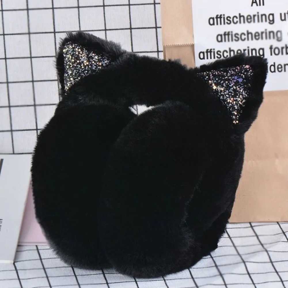 Fashion Plush Ear Muff Lovely Cold Protection Ear Cover Winter Keep Warm Ear Protectors Glitter Cat Ear Warmer Nice Gifts W251110