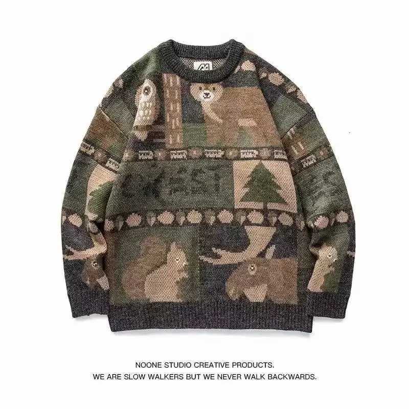 Fashion Loose Long Sleeve Crew Neck Sweater Womens Style Retro Japanese Design Autumn Winter New Arrival plus Size Slimming Trendy Y251110