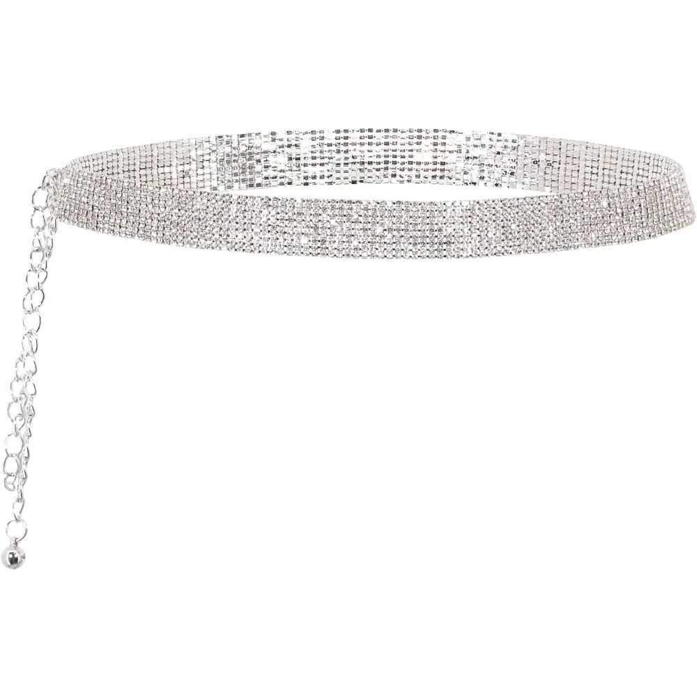 Wens Sparkle Water Diamond Chain Belt Sparkling Belt Wedding Dress Formal Dress X250410