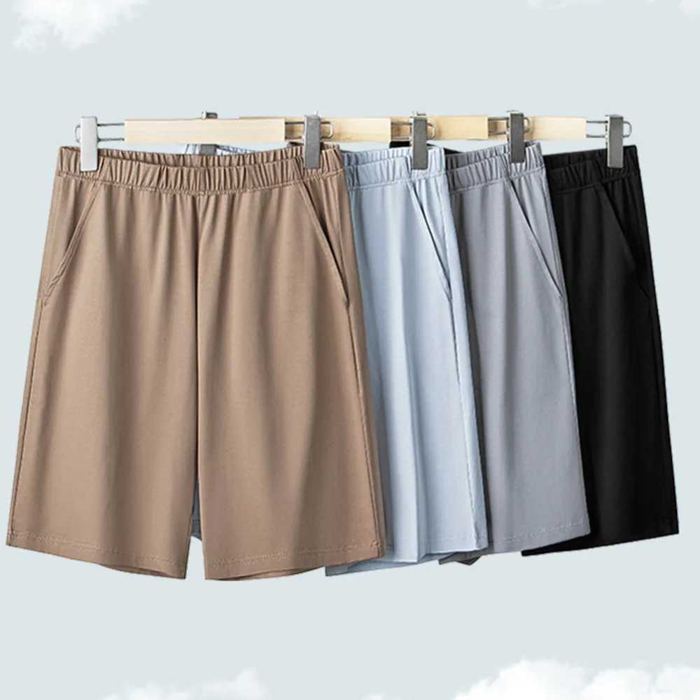 High quality cotton mens shorts summer technology cool and comfortable sports and fitness pants pocket running pajamas mens sleep bottom W250410